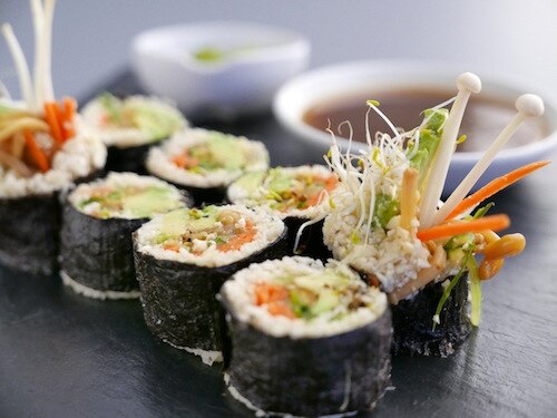 sushi raw vegan recipe brunch sunday articles nama arango irene rich