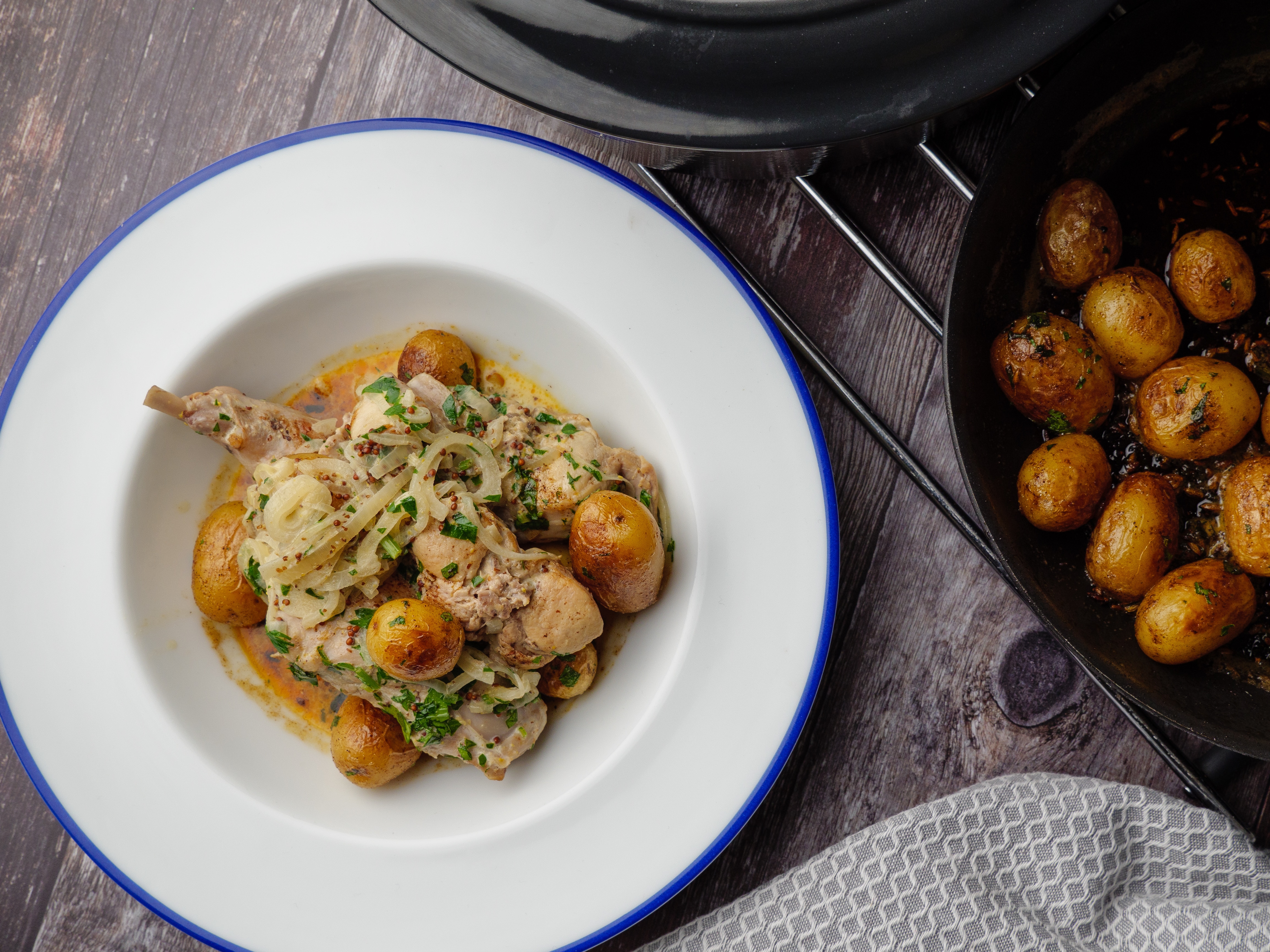 Sunday Brunch Articles Rabbit In Mustard Sauce All 4