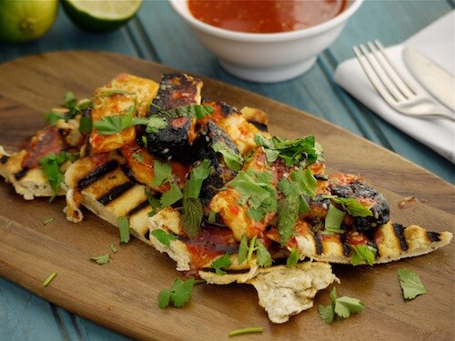 Sunday Brunch Articles Lime and Chilli Halloumi with Pineapple