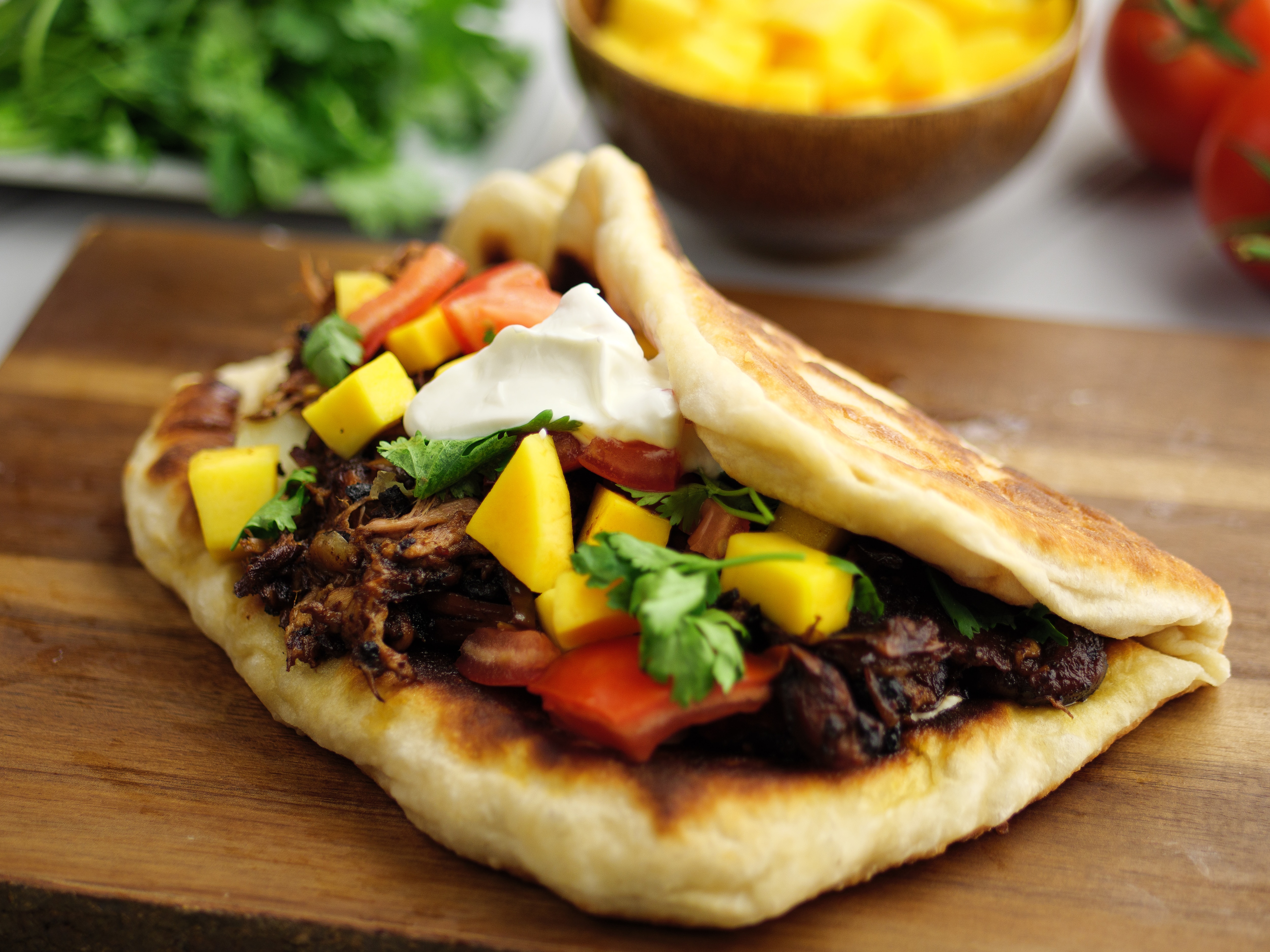 Sunday Brunch - Articles - Lamb Naan Sandwich - All 4