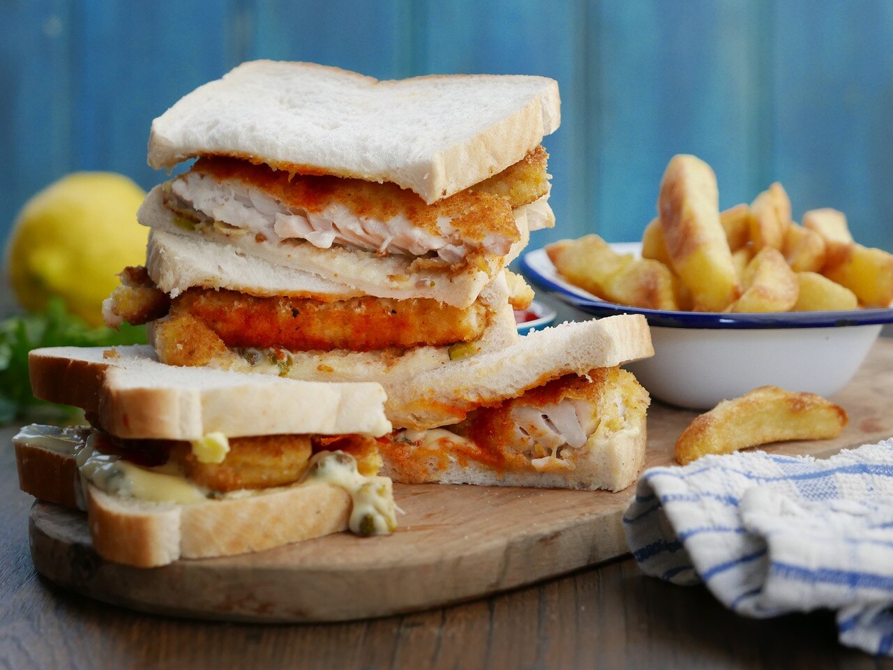 Sunday Brunch Articles Ultimate Fish Finger Sandwich All 4