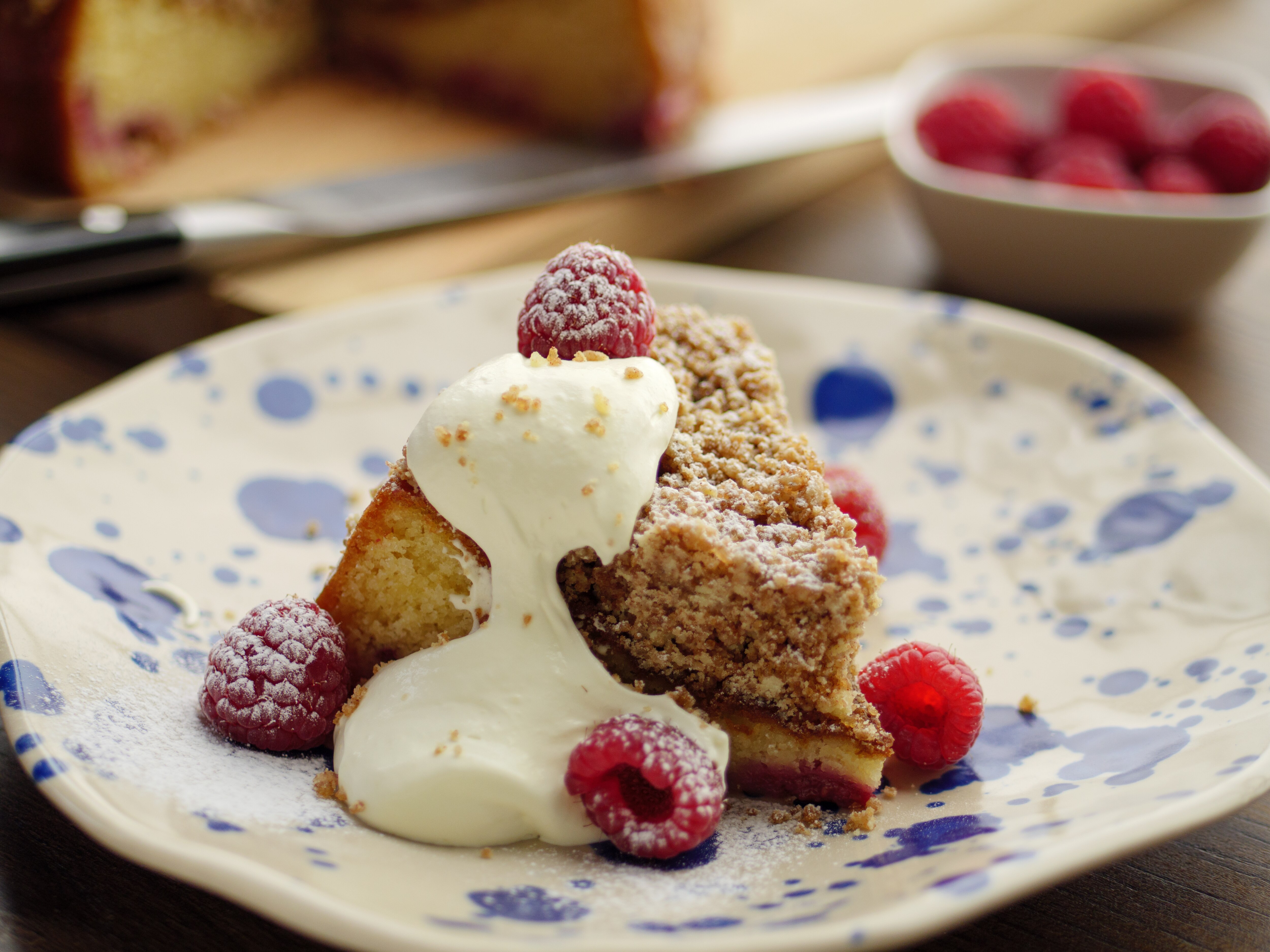 Sunday Brunch Articles Raspberry Crumble Cake All 4