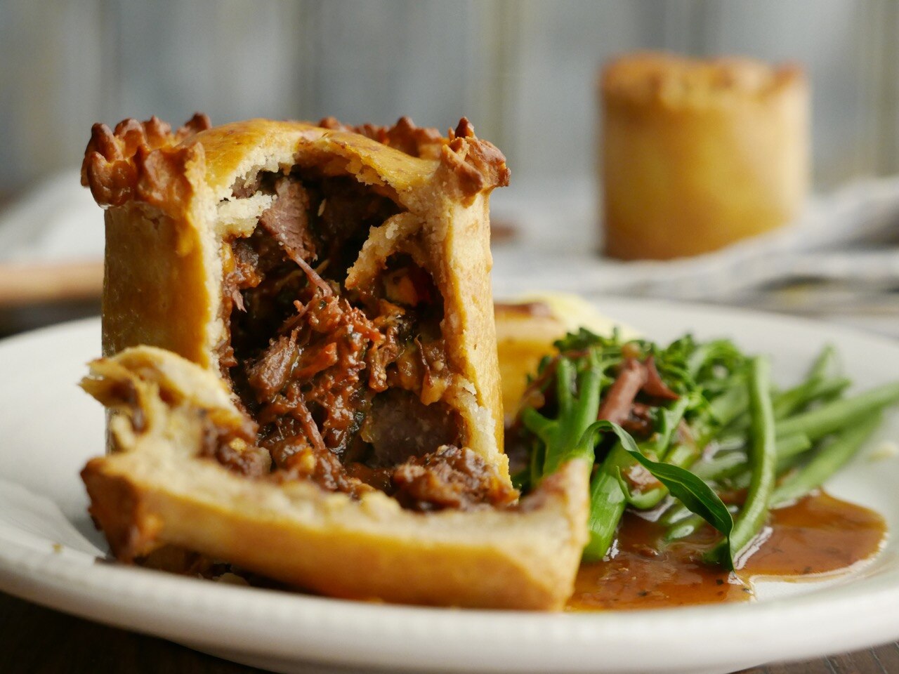 Sunday Brunch Articles Steak and Blue Cheese Pie All 4