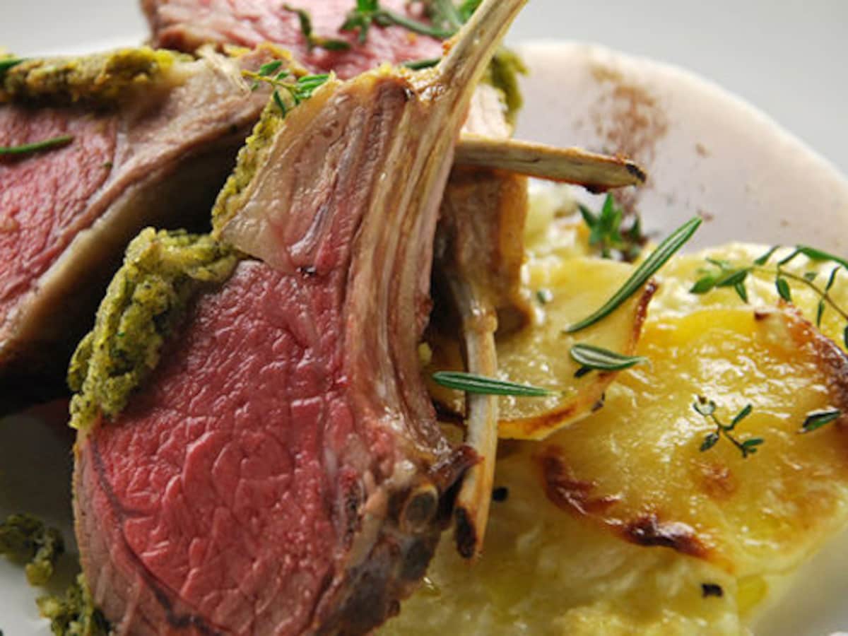 Sunday Brunch Articles Rack Of Lamb With Gratin Dauphinoise