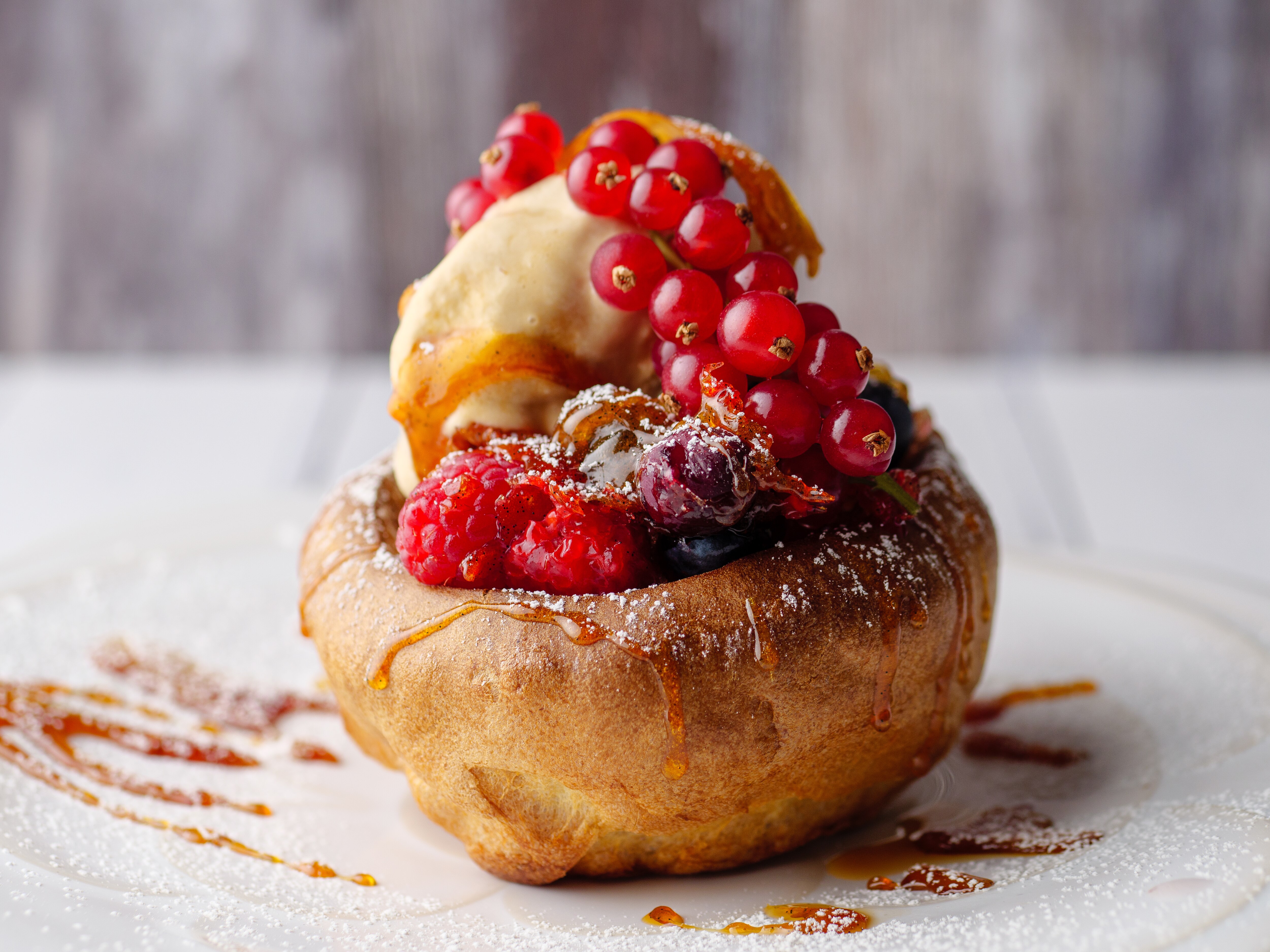 Sunday Brunch Articles Sweet Yorkshire Pudding With Spiced Fruit
