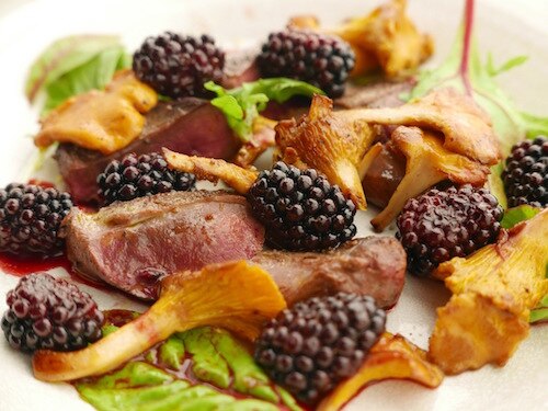 Sunday Brunch Articles Pigeon with Chanterelles and Blackberries All 4
