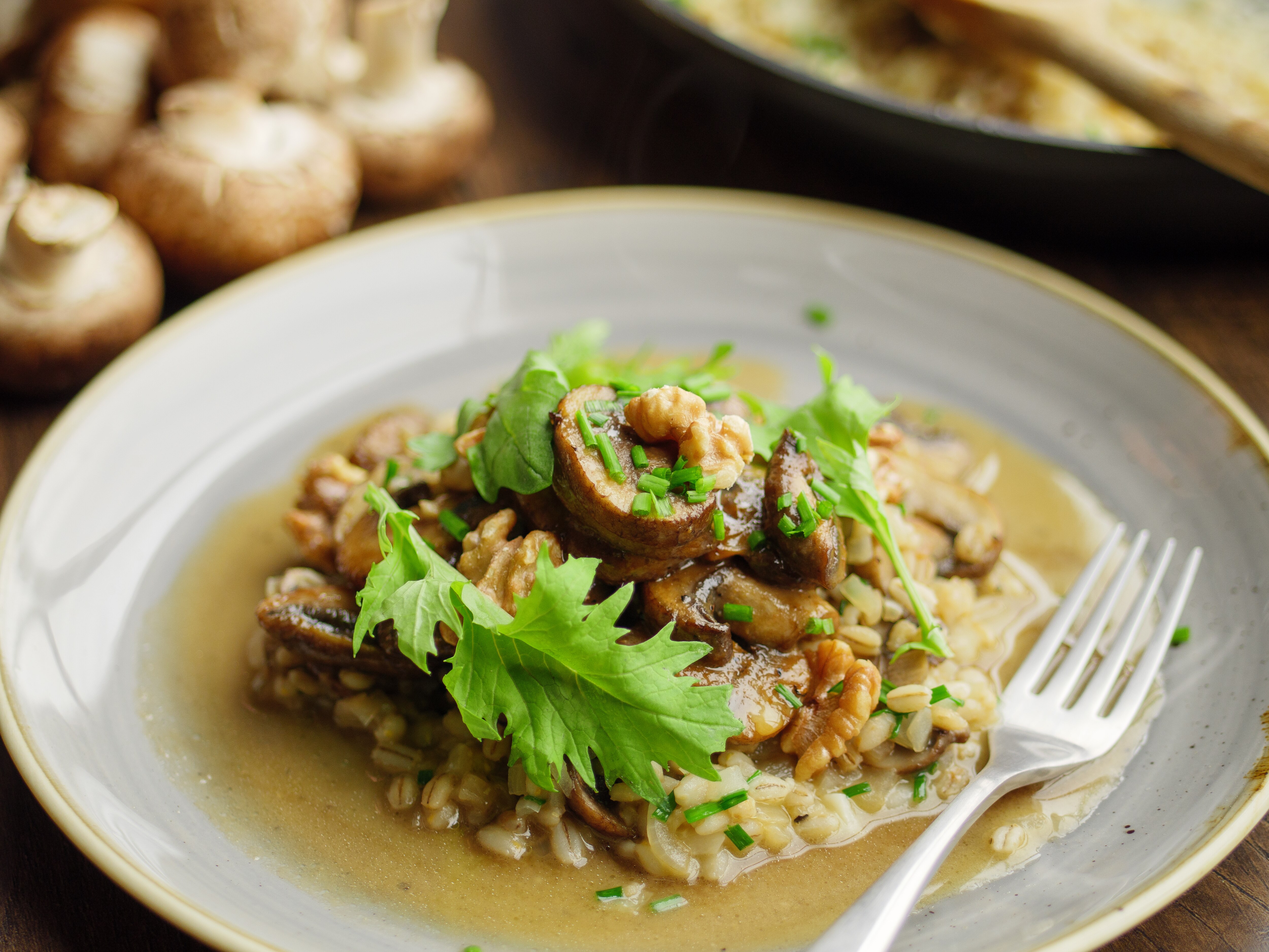 Sunday Brunch Articles Miso Glazed Mushrooms With Barley All 4
