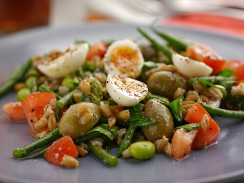 Sunday Brunch Articles Farro And Quail Egg Salad Recipe All 4