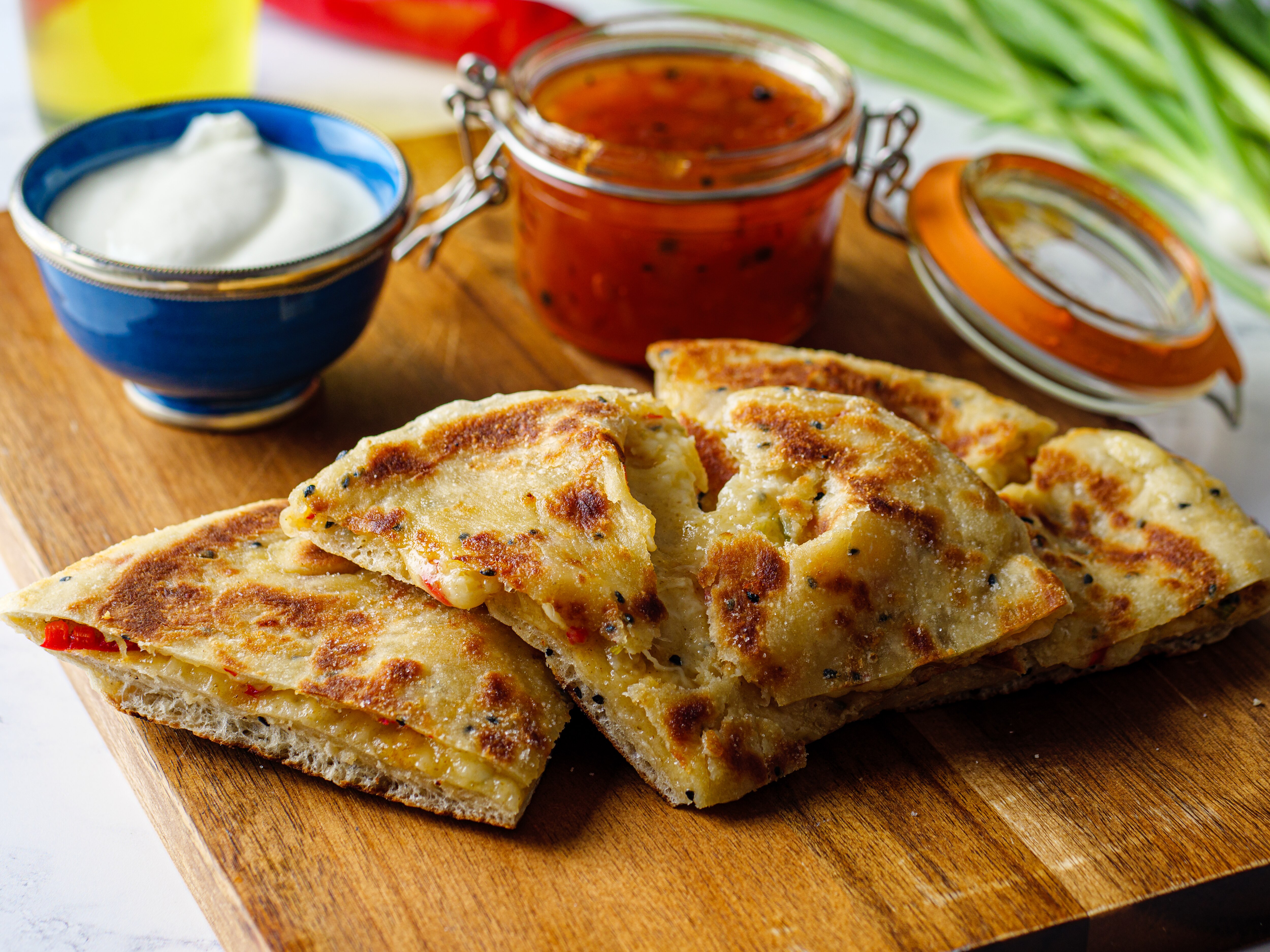 Sunday Brunch Articles Chilli Cheese Filled Flatbread All 4