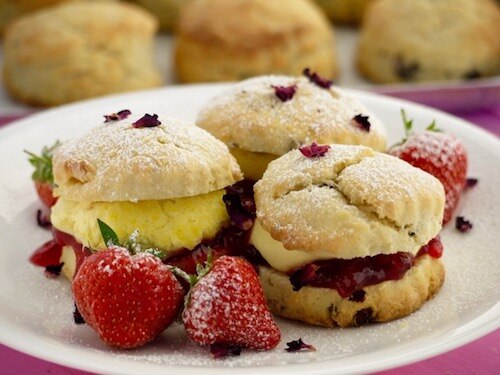 Sunday Brunch Articles Rose Water Scones All 4