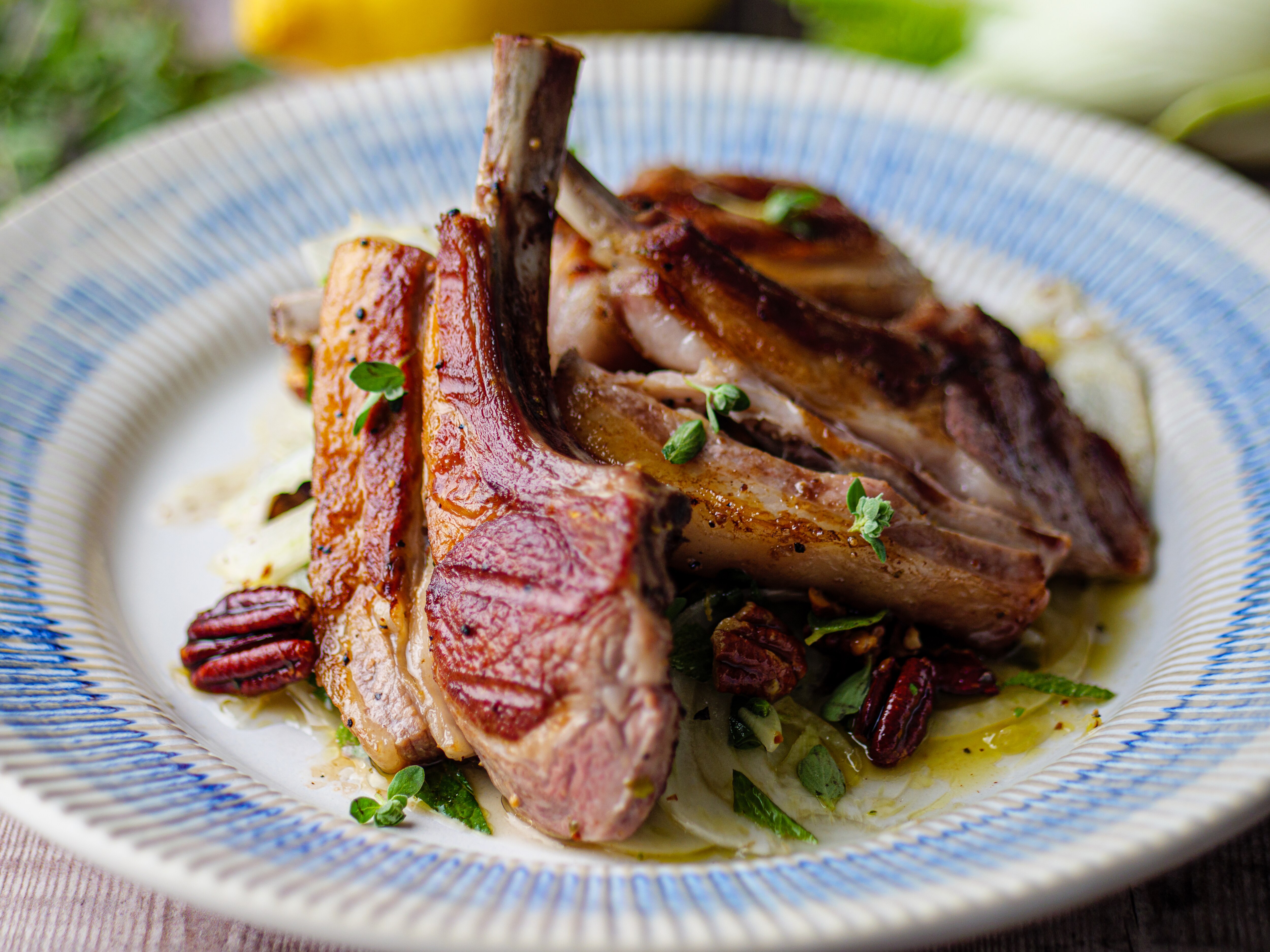 Sunday Brunch Articles Lemon and Oregano Lamb Chops All 4