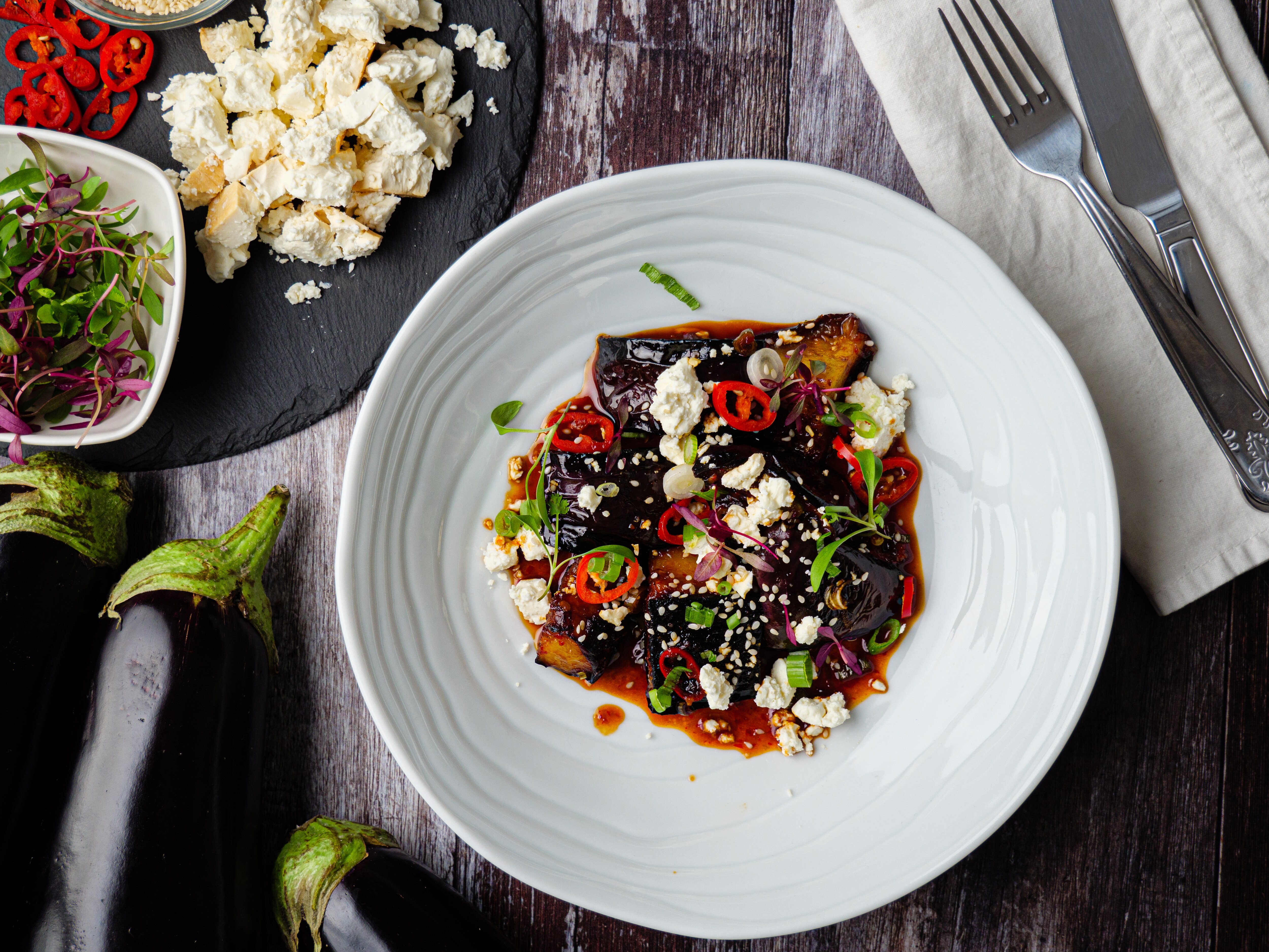 Sunday Brunch Articles Chilli Aubergine With Smoked Feta All 4