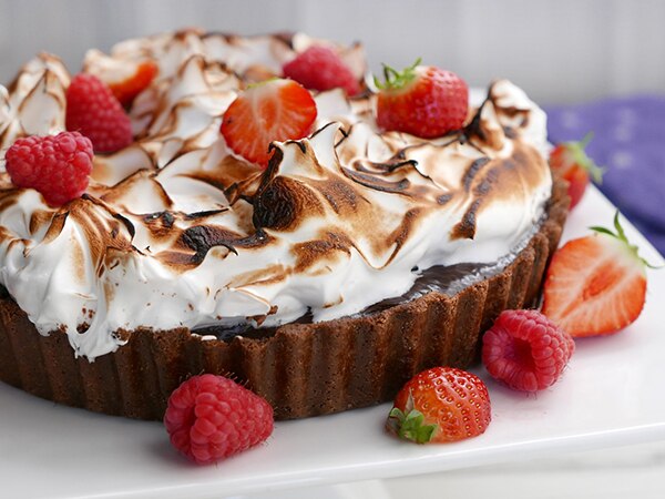 Sunday Brunch Articles Chocolate Meringue Tart Recipe All 4