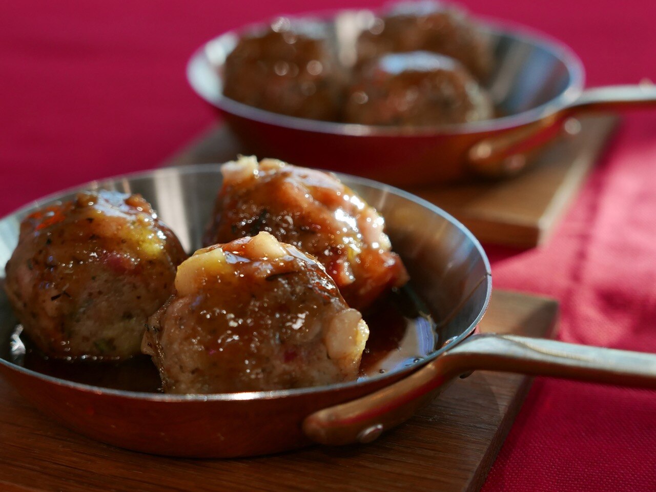 Sunday Brunch Articles Ham & Stuffing Balls with Honey Mustard