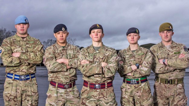 british army girls all