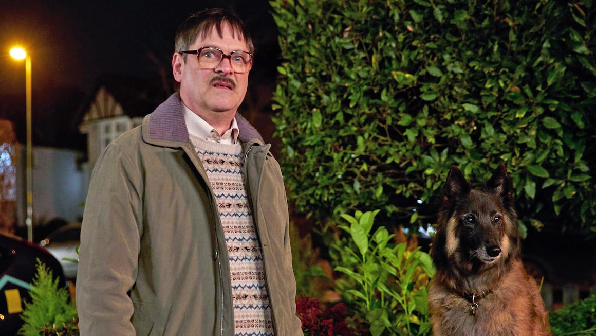 friday night dinner jim dressed as dog But how does he get the lead on? #FridayNightDinner , #MarkHeap #Wilson #Comedy